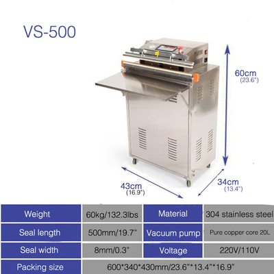 VS500 external Vacuum Packing Machines vertical high quality