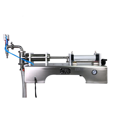 pneumatic driven small filling machine piston liquid filler for sale