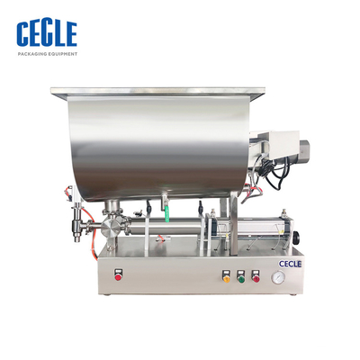 50-5000ML U mixer hopper filling machine for hotpot seasoning, chili sauce and many grain paste products