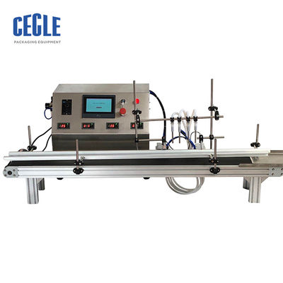 5-5000ml 4 Nozzles Liquid Filling Machine Automatic Liquid Perfume Water Essential Oil