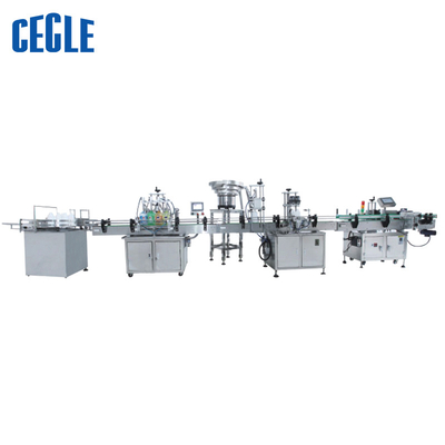 Automatic water liquid bottle filling capping and labeling machine honey filling machine liquid filler
